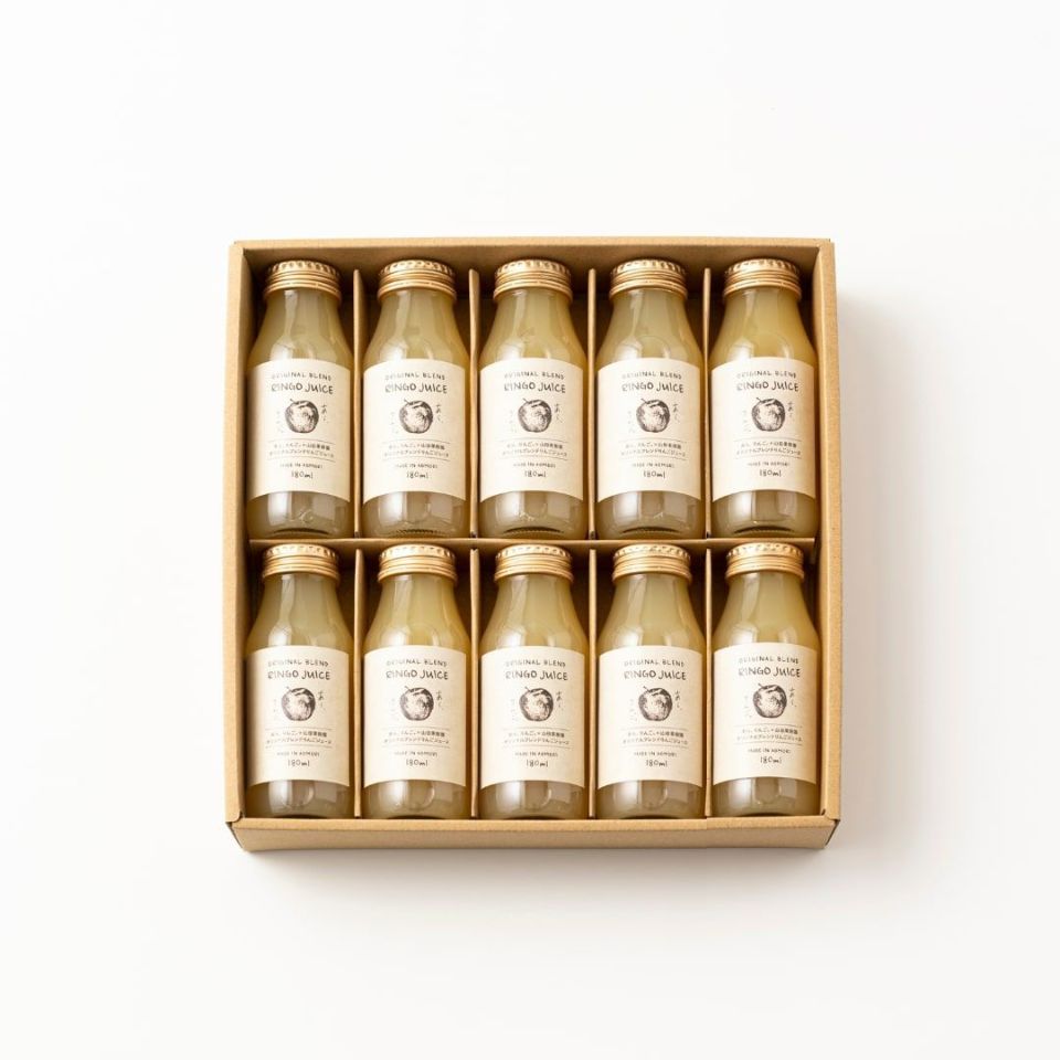 オリジナルりんごジュース 180mL（6本/10本） | あら、りんご
